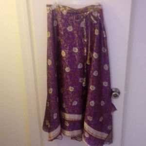Reversible Silk Skirt